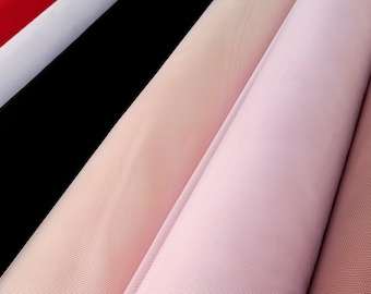 Bra Tulle.  Black | White | Beige | Pale Pink | Red  Colours. Rigid.
