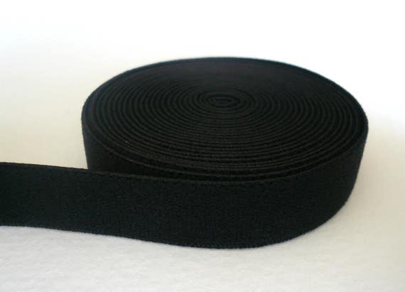 Bra/lingerie Band Elastic. Plain Band Black Elastic. Plush Back. Black  Colour 10mm Wide -  Canada