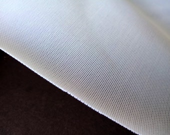 Bra Making/ Contour Crafts. Power Net / Mesh. White Colour. Med/ Heavy Weight