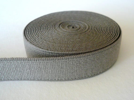 Black Plush Back Satin Semi Sheen Strap Elastic 12mm Wide Bra Making