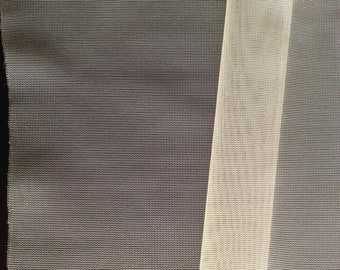 20 Denier/ Tissu Nylon stabilisé en blanc - Soutien-gorge / Lingerie. Artisanat à coudre