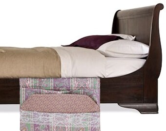 Elegant Bedside Caddy for Remotes, Bed Pocket