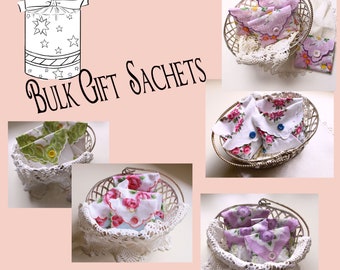 Bulk Gift Sachets for Drawers, Small Gifts, Closet Deodorizer, Organic Favor, Wedding, Bridal Shower