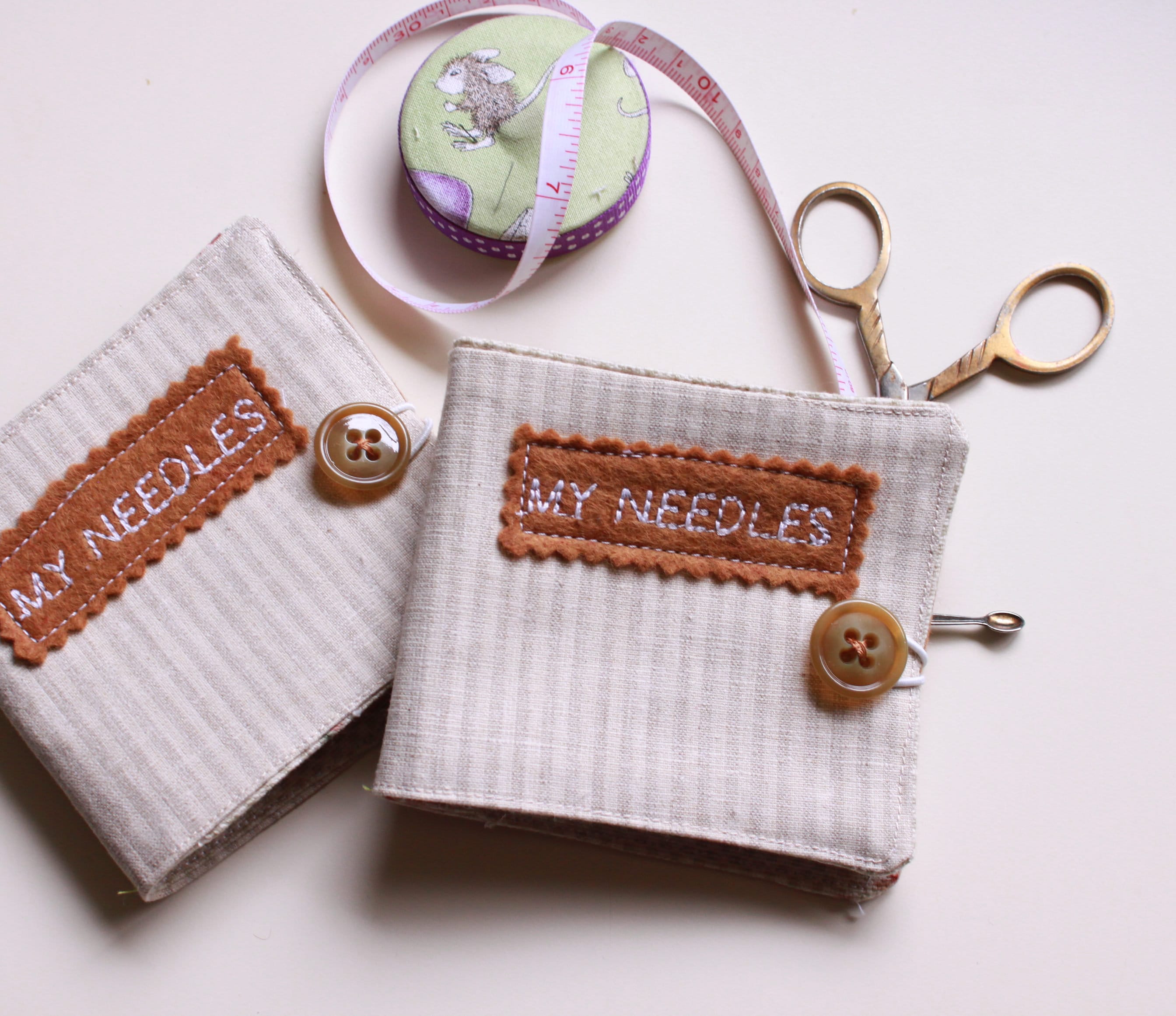 Sewing Needle Book, Hand Needle Case, Gift for Someone Who Sews, Needle  Book Set 