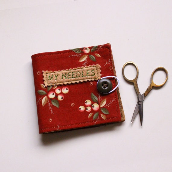 Sewing Needle Book, Hand Needle Case, Gift for Someone Who Sews