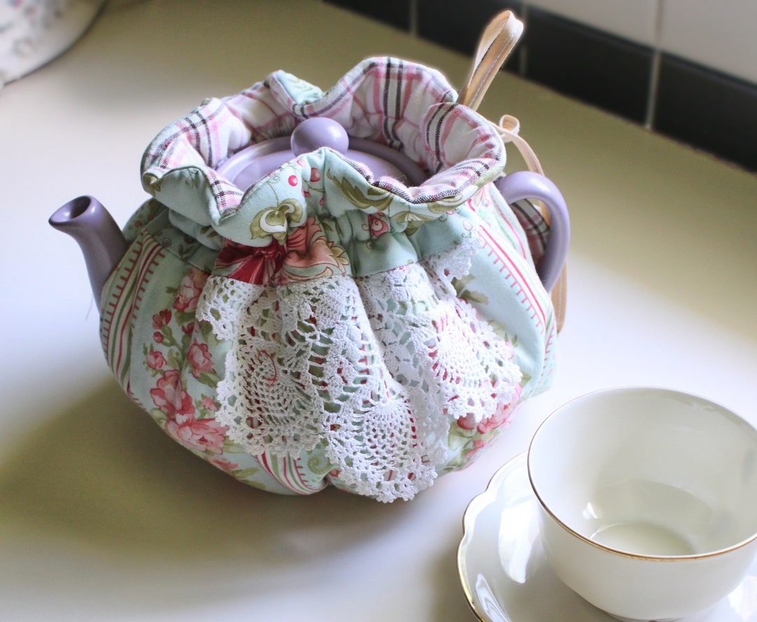 Tea Cozy for Medium to Large Tea Pot, Handmade From Vintage Linens Etsy