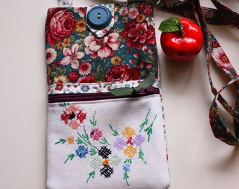 Crossbody Phone Bag, Casino Purse, Small Traveling Wallet, Purse on a string