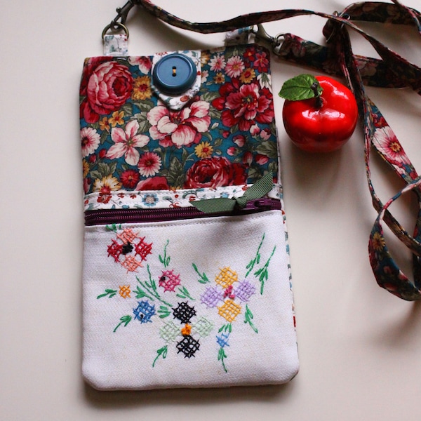 Crossbody Phone Bag, Casino Purse, Small Traveling Wallet, Purse on a string