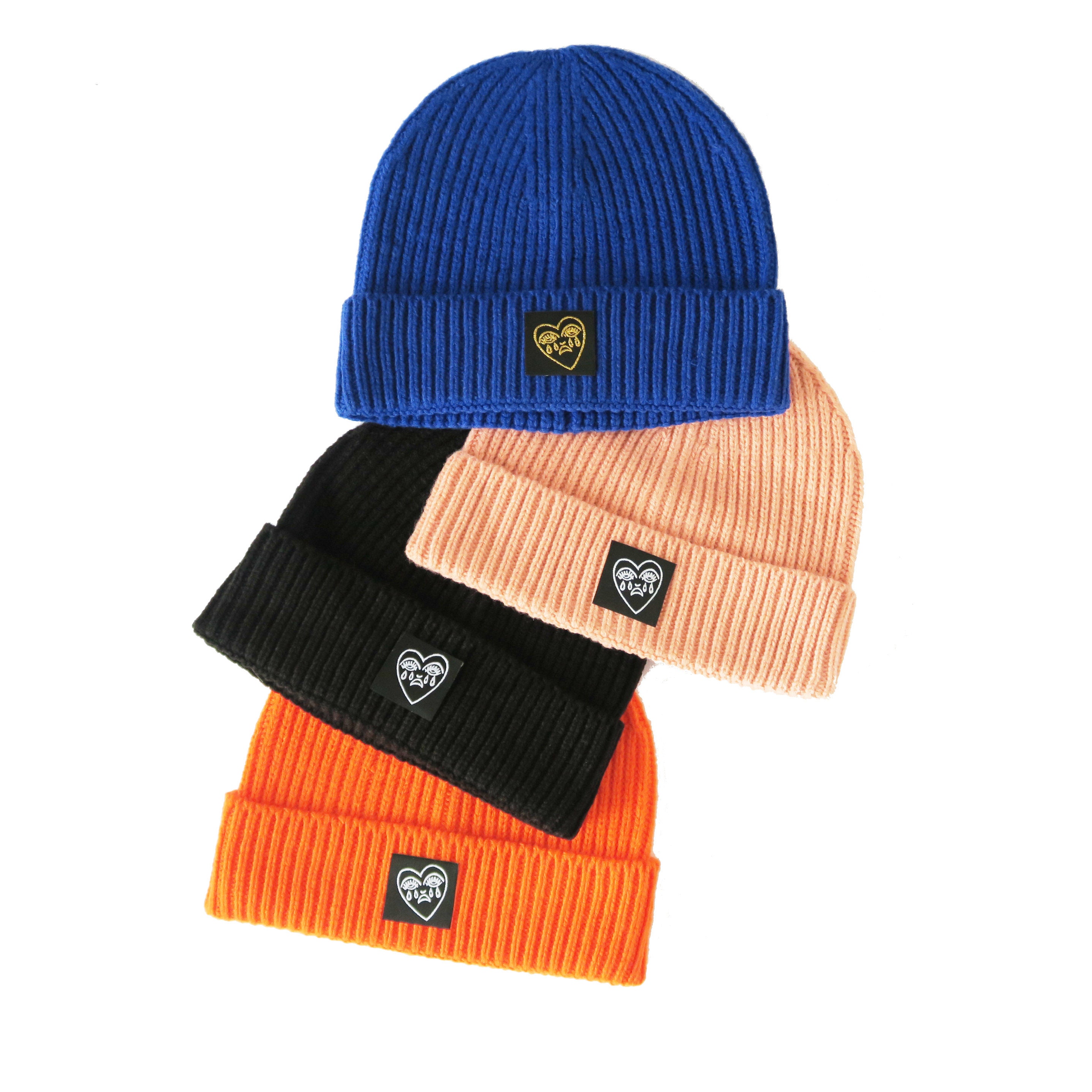 アパルトモン GOOD GRIEF PATCHED KNIT BEANIE Richardson 145 Scrunch Beanie | Leather Patch Beanie | Outer