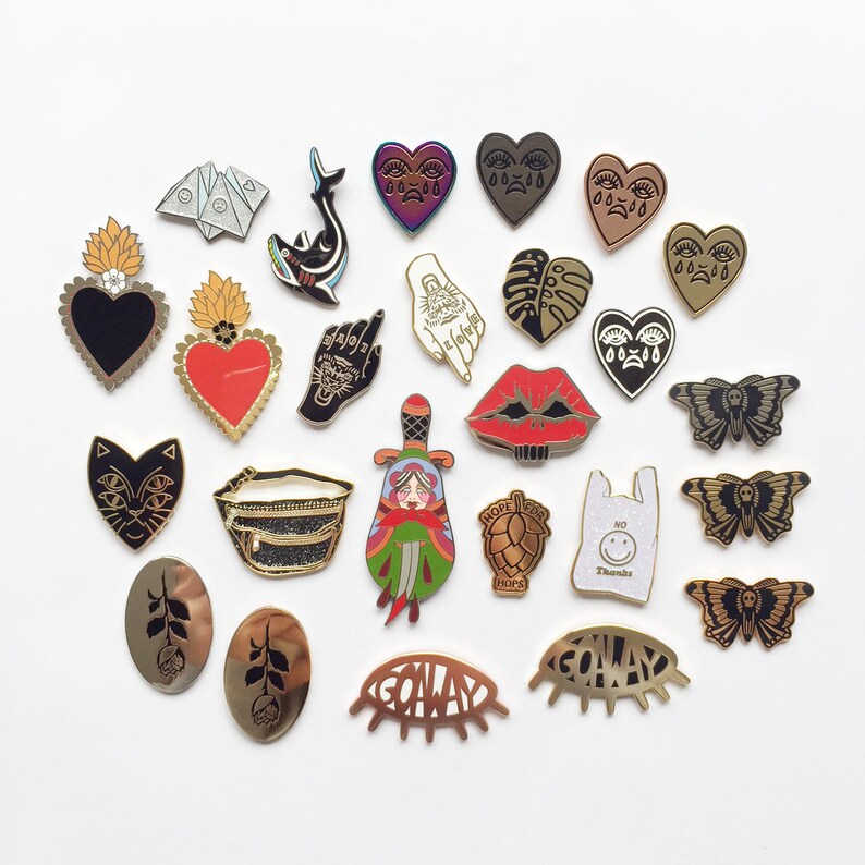 Enamel Pin Bundle Offer 3 or 5 x Lapel Pins of your choice | Etsy