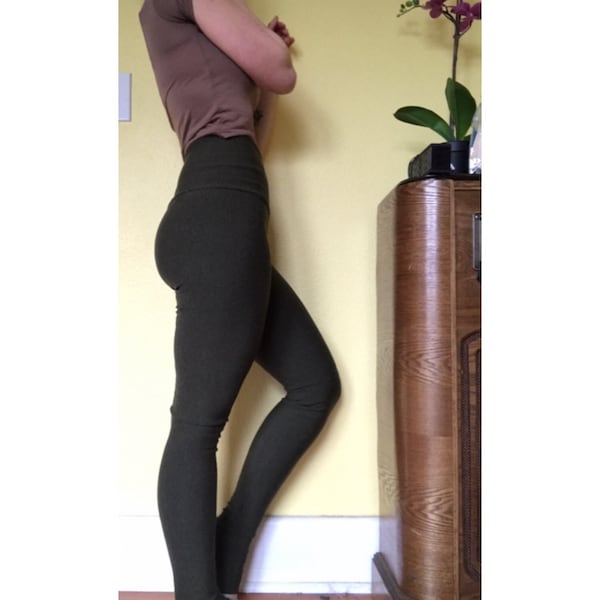 Eco Friendly High-Waisted Bamboo Stretch Yoga Pants - Shipping Included