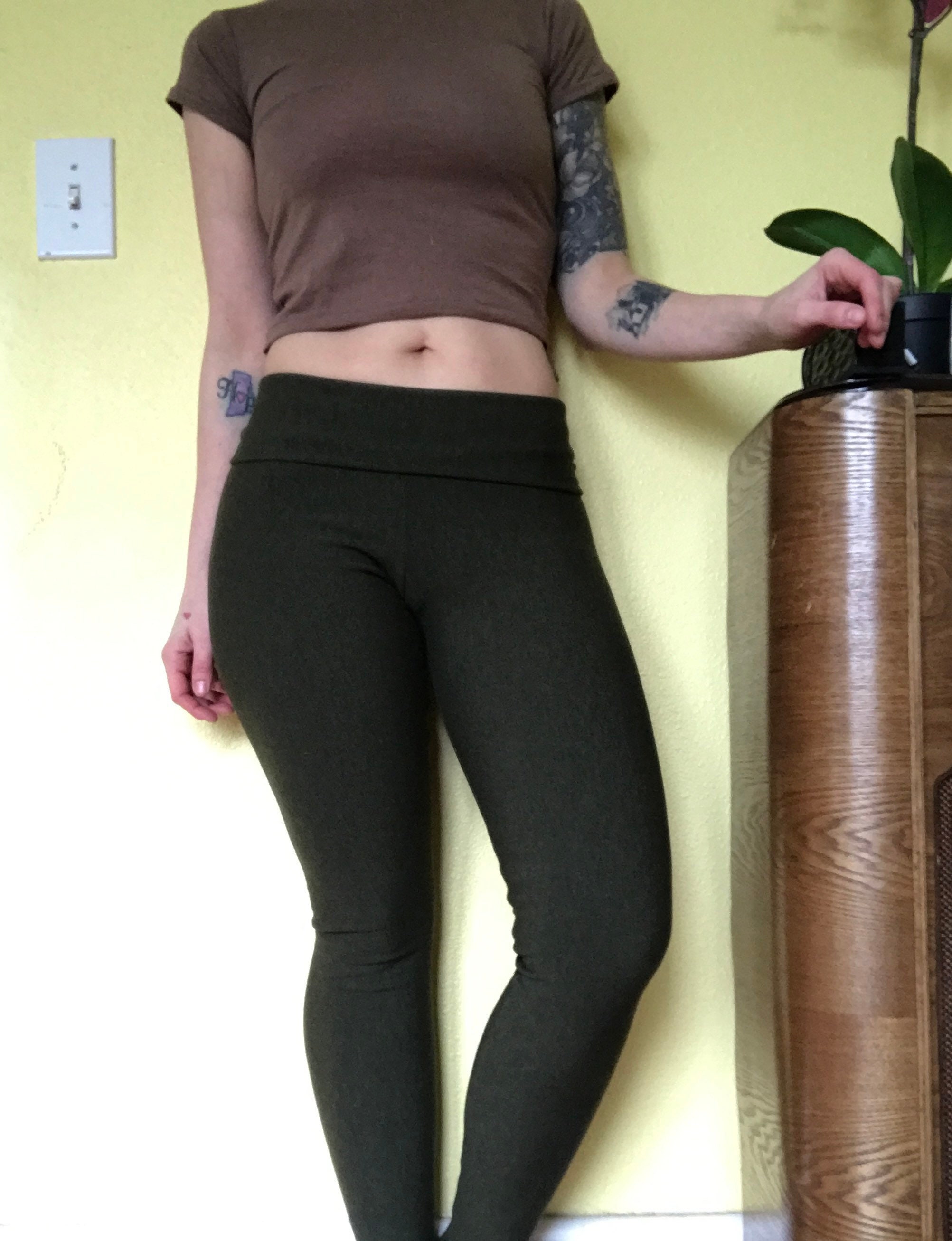 Buy Ecofriendly High-waisted Stretchy French Terry Bamboo Leggings With  Pockets Online in India 