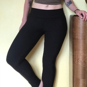 Eco Friendly High-Waisted Bamboo Stretch Yoga Pants Shipping Included image 2