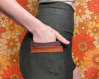 Handmade EcoFriendly Bamboo French Terry Shorts with Pockets