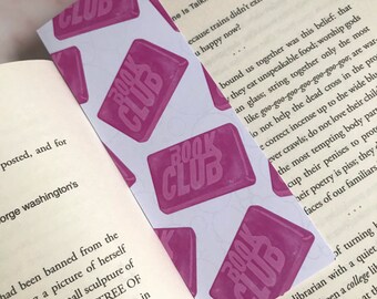 Book Club Bookmark | Fight Club Inspired Soap Bar Design | Recycled Card