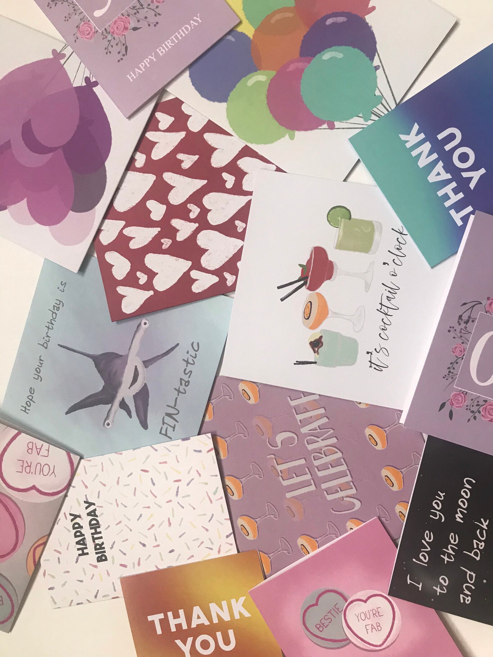 Greetings Card Bundle Selection of Cards Any 5 Cards Etsy