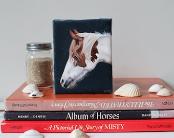 Chincoteague Pony ORIGINAL Oil Painting - CLG Rumor Has It