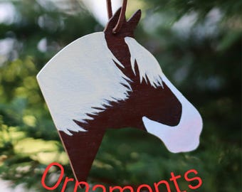 Chincoteague Pony Christmas Ornaments