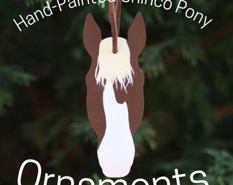 Chincoteague Pony Christmas Ornaments - Hand-Painted