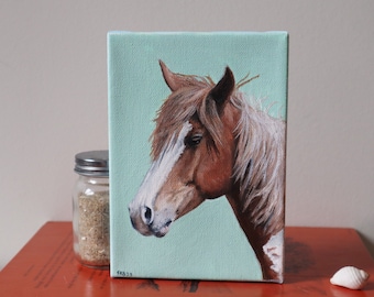 Chincoteague Pony ORIGINAL Oil Painting - Corrie