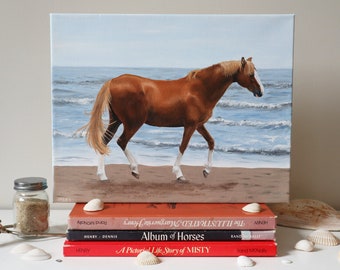 Chincoteague Pony ORIGINAL Oil Painting - Ken