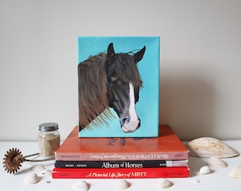 Chincoteague Pony ORIGINAL Oil Painting - Surfette