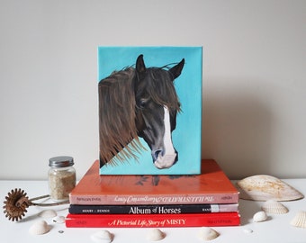 Chincoteague Pony ORIGINAL Oil Painting - Surfette