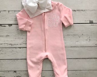 baby girl winter sleepers
