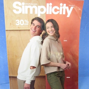 Simplicity Catalog Sewing Pattern Counter Book Volume 4 2024