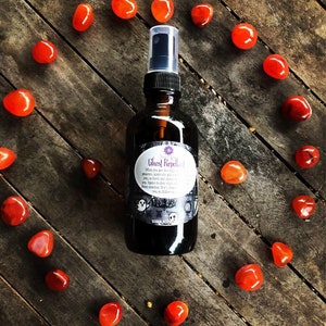 Ghost Repellant- Halloween, October fun, Negative energy attachment, Essential oils, Crystal essence