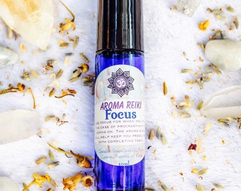 Focus Essential oil Roll on- School, College, Students, On the go, Gift, Stocking Stuffer, Christmas Gift