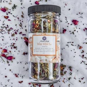 White Witch Tea-  Calming, Stress release, Anxiety troubles, Halloween tea, Witch magic, Organic tea