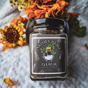 Cleanse Loose incense - Alter, Earth, Fire, Air, Water, Protection, Sage, Rosemary, Lavender, Rose