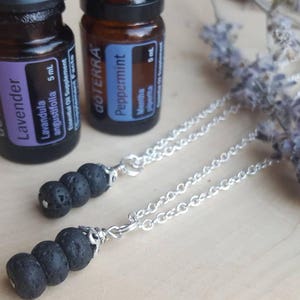 Diffuser Necklace, Diffuser Jewelry, Essential Oil Necklace, Lava Stone Jewelry, Lava Stone Diffuser Necklace, Aromatherapy Necklace
