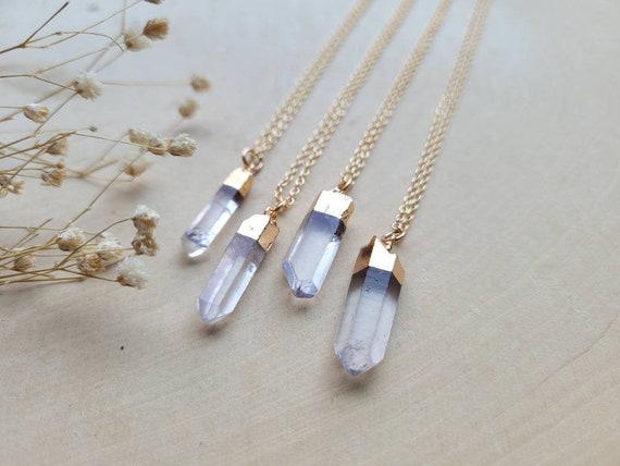 Clear on sale quartz jewelry