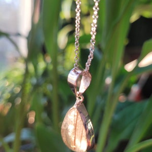 Golden Rutile Quartz Necklace, Natural Rutile Quartz Jewelry, Gold Rutile Necklace, Healing Quartz Pendant, Rutile Quartz Stone Jewelry A - teardrop