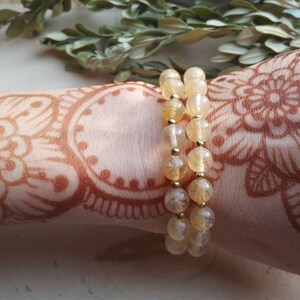 Citrine Bracelet, Citrine Gemstone Jewelry, Citrine Gift, November birthstone Jewelry, Citrine Gemstone Bracelet, November birthday gift