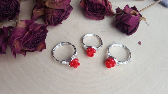 Cute rose rings discount