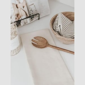 Neutral Accent Kitchen Towel - Made in the USA, Housewarming Gift, Wedding Favor, Kitchen Decor, Dish Towel, Tea Towel