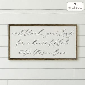 Wooden Frames - A House Full of People I Love | Thanksgiving Hostess Gift, Thanksgiving Gift, Thanksgiving Decor, Hostess Gift