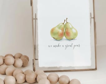 Glass Table Frames & Cards - A Great Pear | Housewarming Gift, Girly Home Decor Gifts, Sentimental Home Decor, Personalized Home Gifts