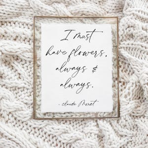 Glass Table Frames & Cards - I Must Have Flowers | Housewarming Gift, Girly Sentimental Gifts, Fabric Sentimental Gifts, Sentimental