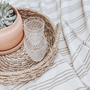 Oversized Picnic Blanket | Outdoor Picnic Essential, Neutral Home Decor, Housewarming Gift afbeelding 4