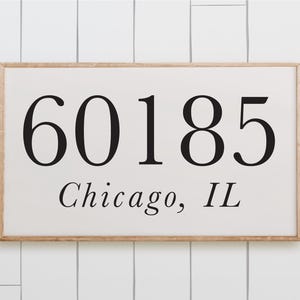 Personalized Wooden Frames - Personalized Zip Code | Bridal Shower Gift, Personalized Wooden Frames, Wooden Frames With Zip Code