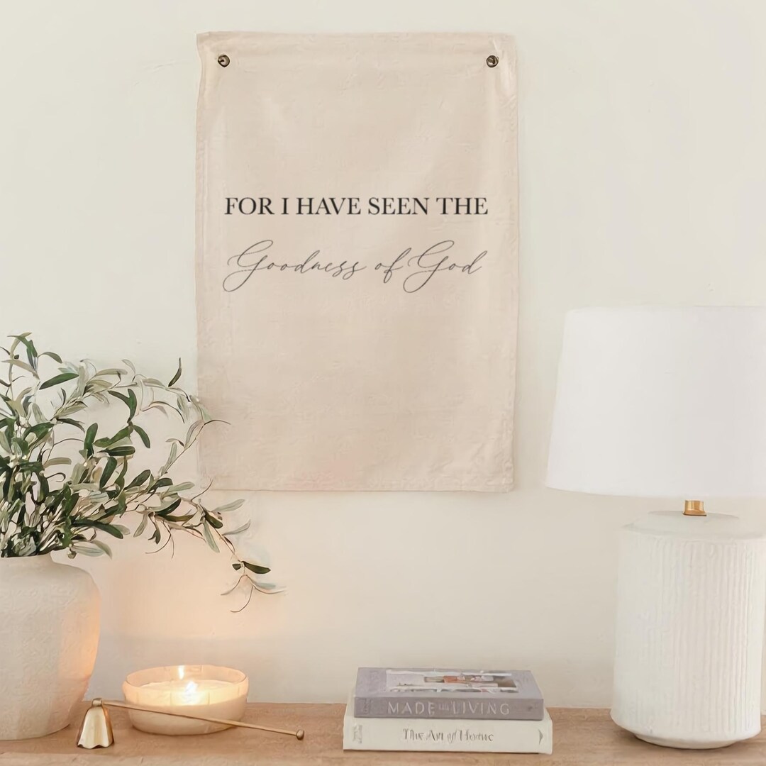 Wall Banners - Goodness of God | Housewarming Gift, Wall Banner Gift ...