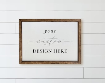 Personalized Wooden Frames - Custom Wood Framed Sign Order! | Grandma Gift, Personalized Wooden Frames, Wood Framed Gift
