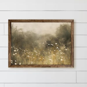 Wood Framed Sign - Dainty Wildflowers - rustic home decor, gallery wall, framed decor, farmhouse style, wall decor, housewarming gift