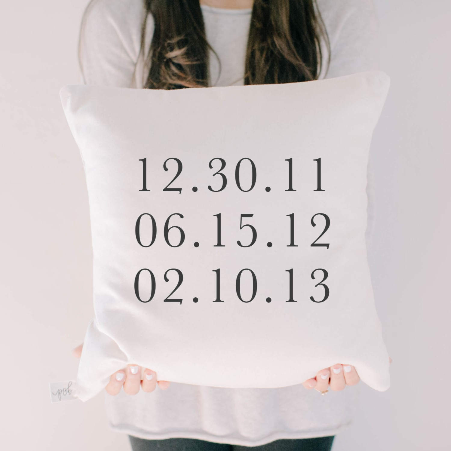 Personalized Throw Pillow Special Dates home decor Etsy