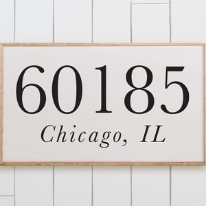 Personalized Wooden Frames - Personalized Zip Code | Bridal Shower Gift, Personalized Wooden Frames, Wooden Frames With Zip Code