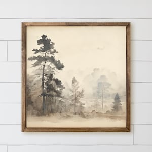 Wood Framed Sign - Cold Fall Day - rustic home decor, gallery wall, housewarming gift, framed decor, farmhouse style, wall decor
